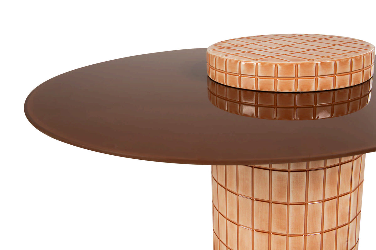 Pixel Tile Terracotta Coffee Table - product gallery view | KULORI