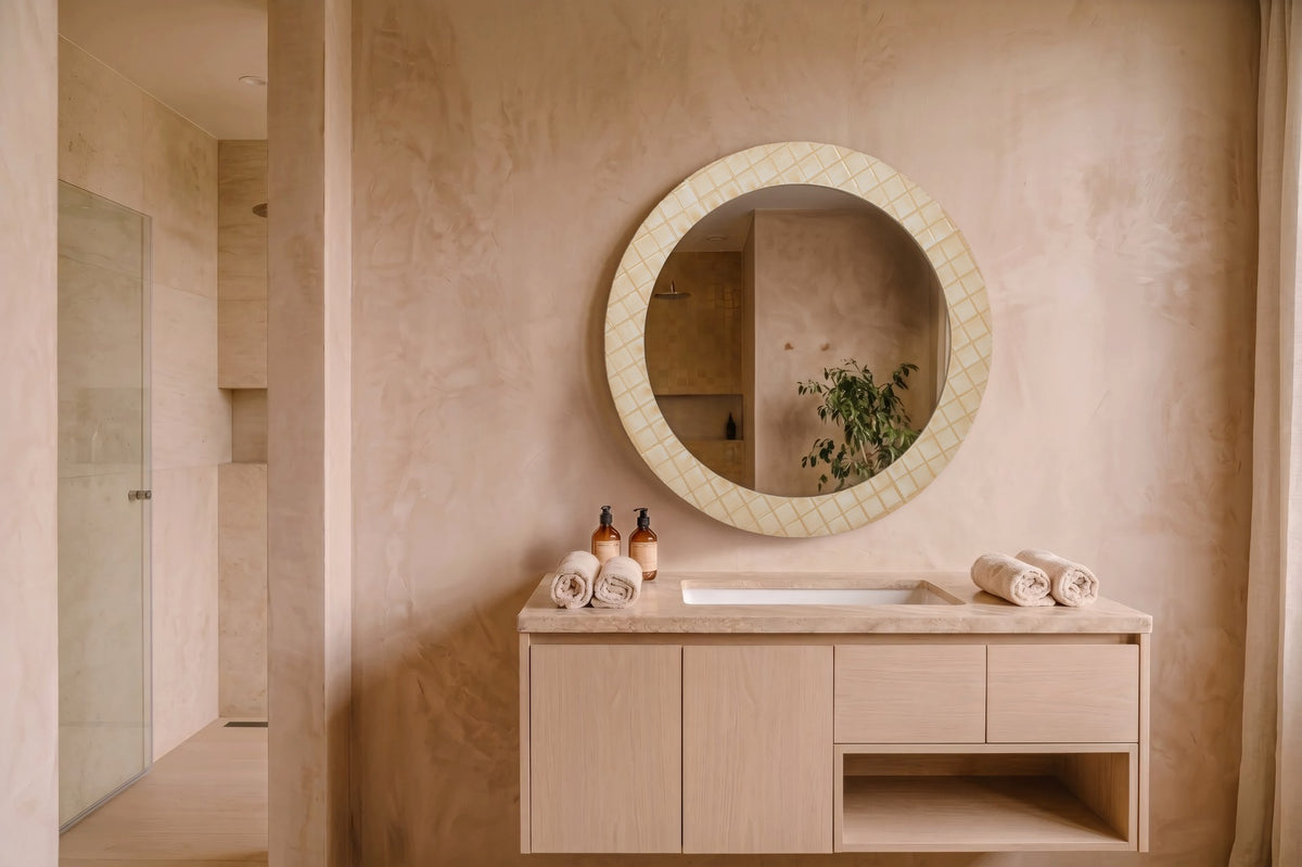 Pixel Tile Mirror °2 decorative wall mirror - alternate product angle | KULORI