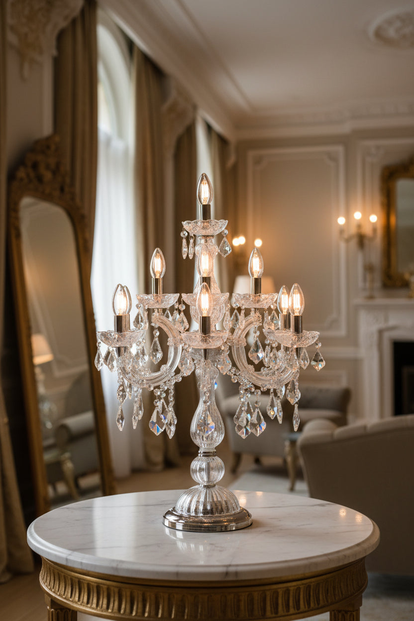 Royale Candelabra Table Lamp - alternate product view | KULORI