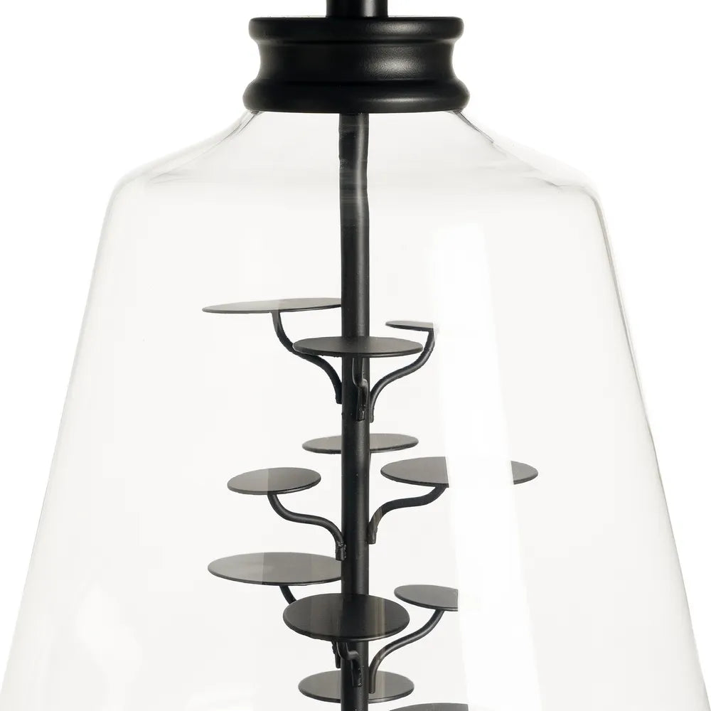 3D Moonstem Black Lamp - alternate product angle | KULORI