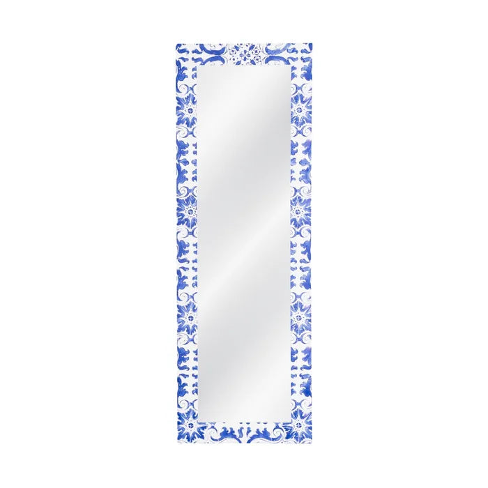 Santorini Vibes Standing Mirror decorative wall mirror - main product view | KULORI