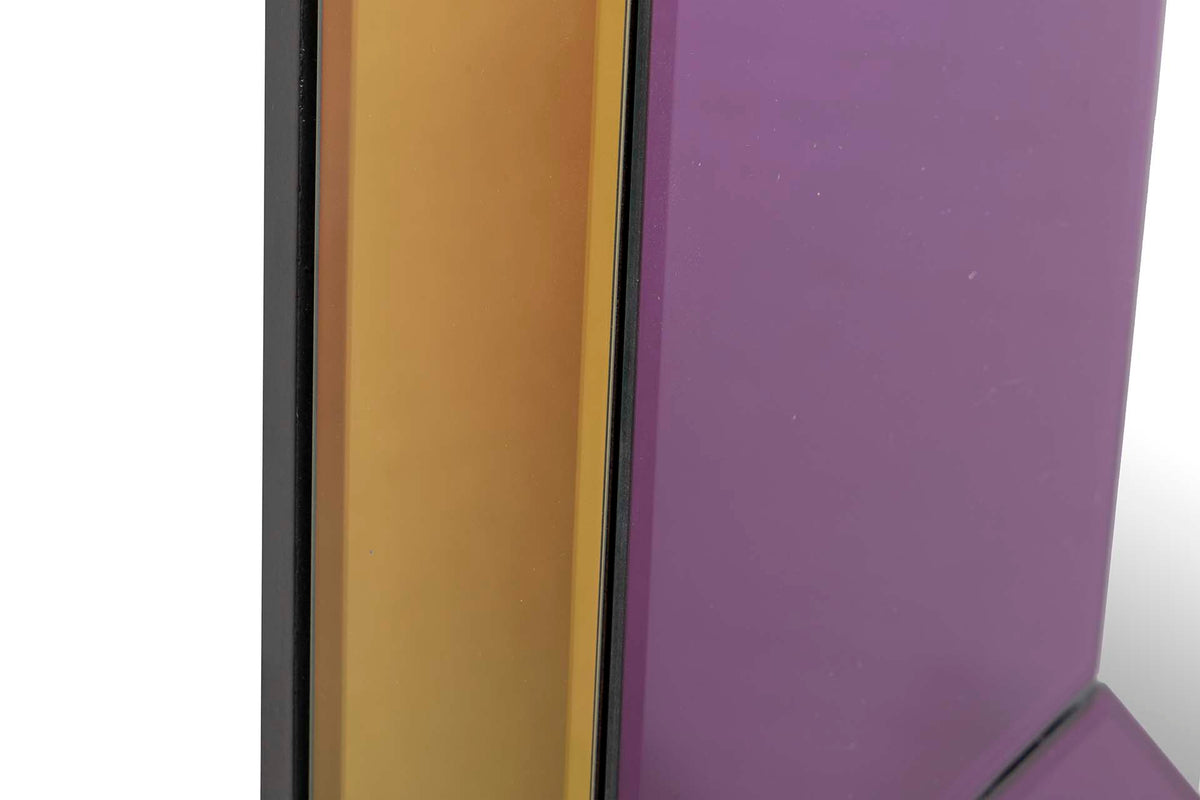 Purple Reign Mirror decorative wall mirror - alternate product angle | KULORI