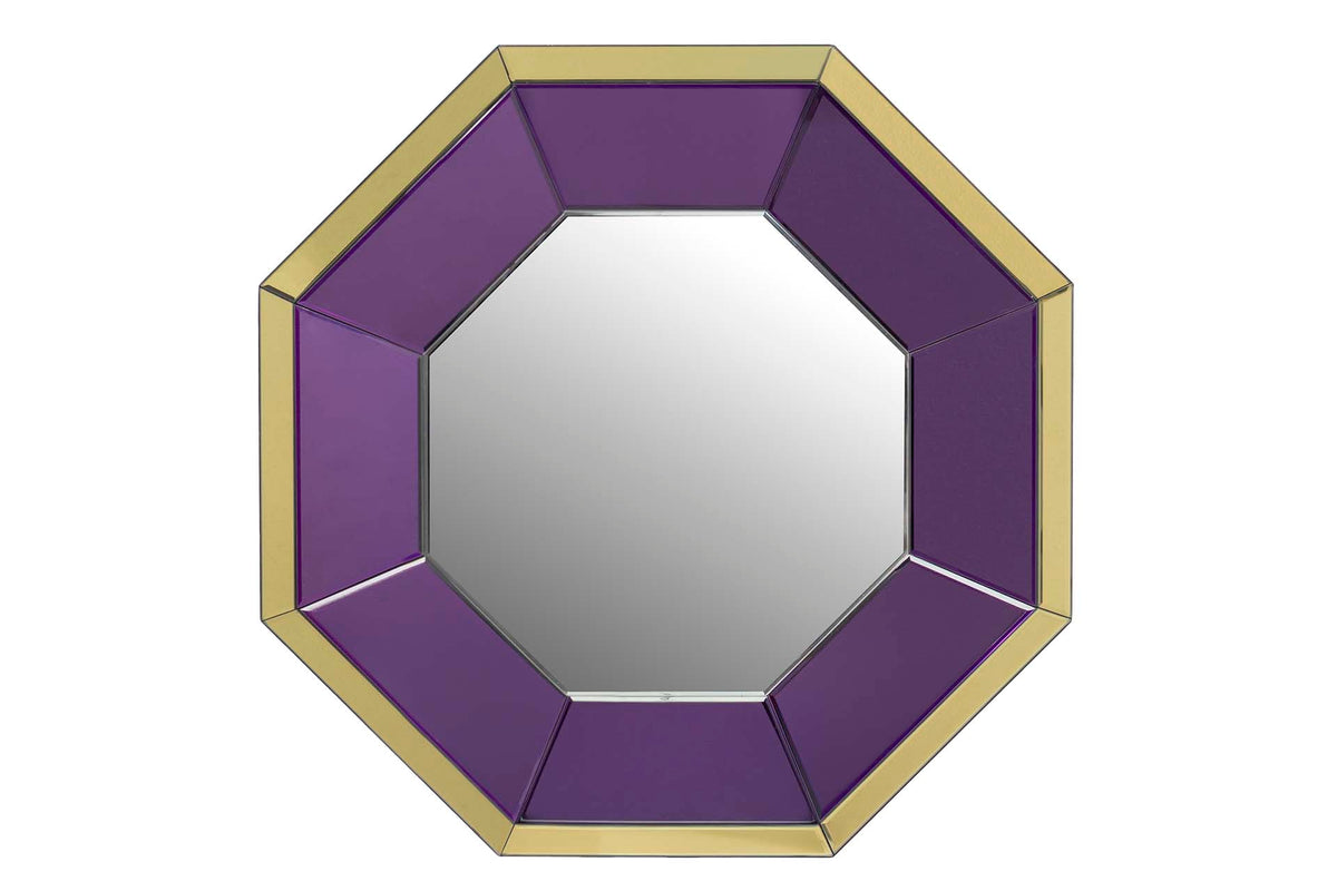 Purple Reign Mirror decorative wall mirror - main product view | KULORI