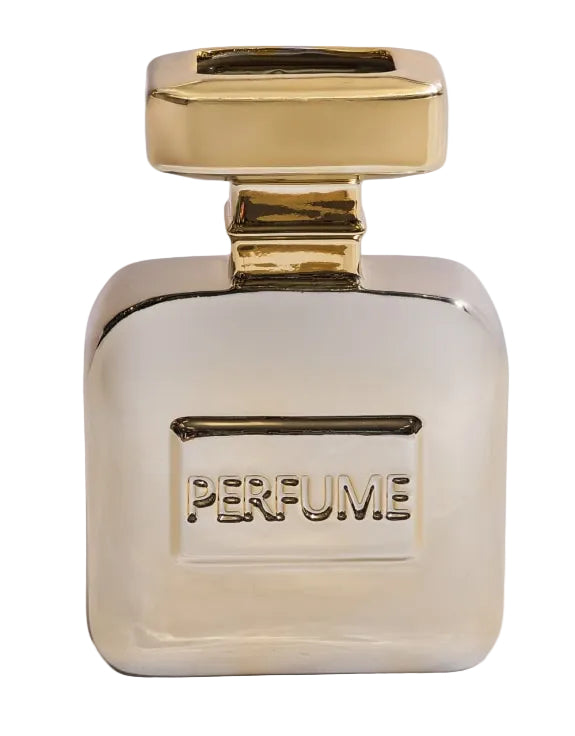 Gold perfume bottle vase | KULORI Malta & Gozo