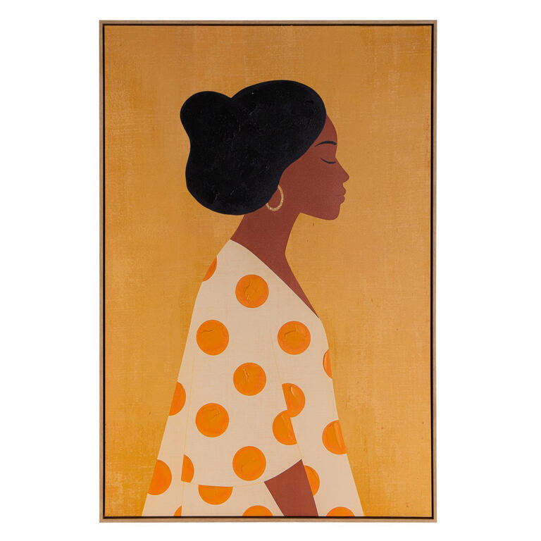 Ochre Africana Canvas - main product view | KULORI