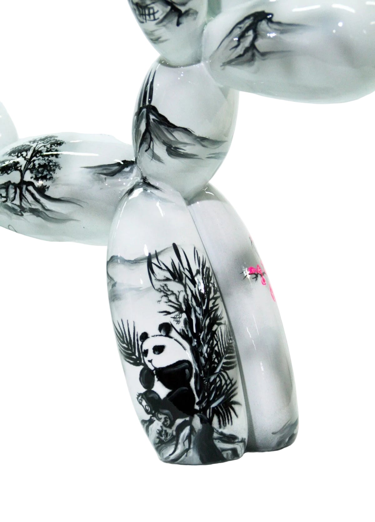 Blossom Balloon Dog sculpture in Nature finish - product gallery view | KULORI