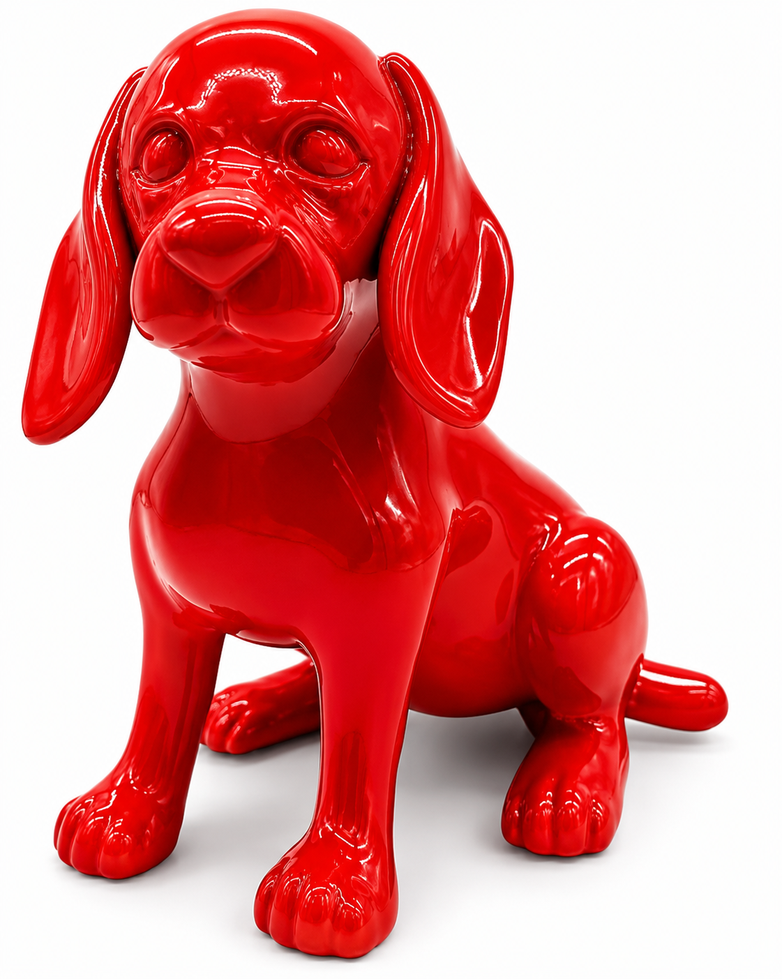 Unicolour Dachshund sculpture - product gallery view | KULORI