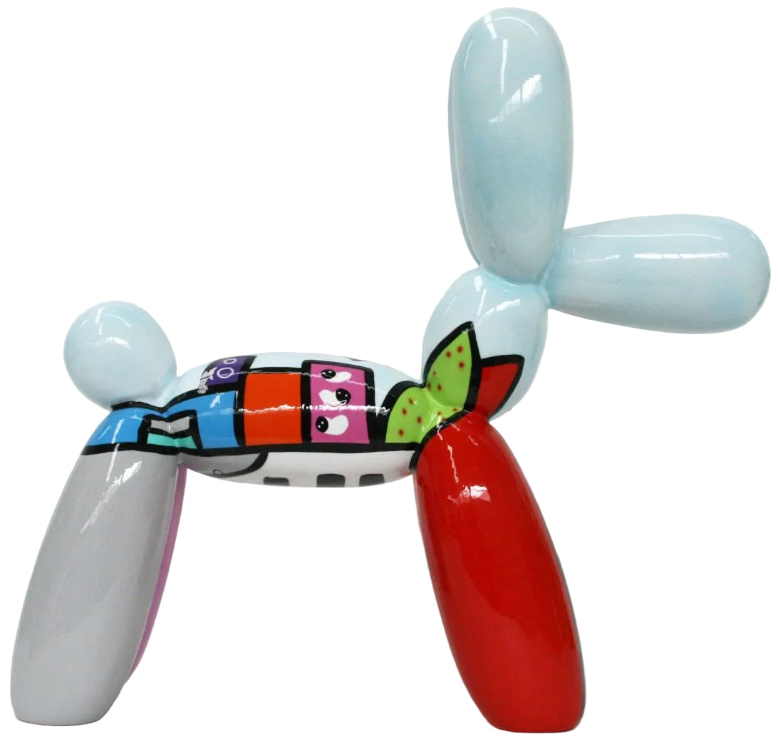 City Cats Balloon Dog sculpture in Pop Colours finish - alternate product angle | KULORI