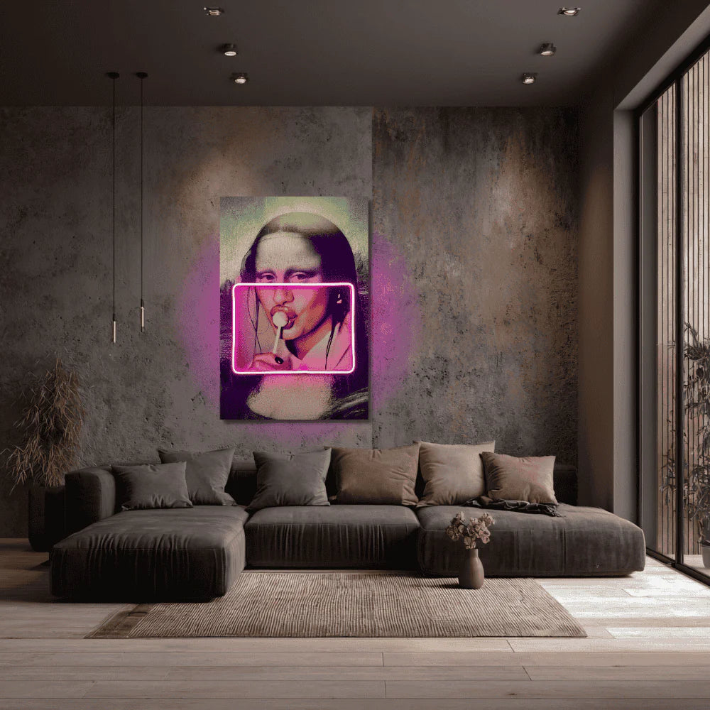 Gioconda Lollipop V.3 LED wall art in Originals LED Wall Art finish - alternate product view | KULORI