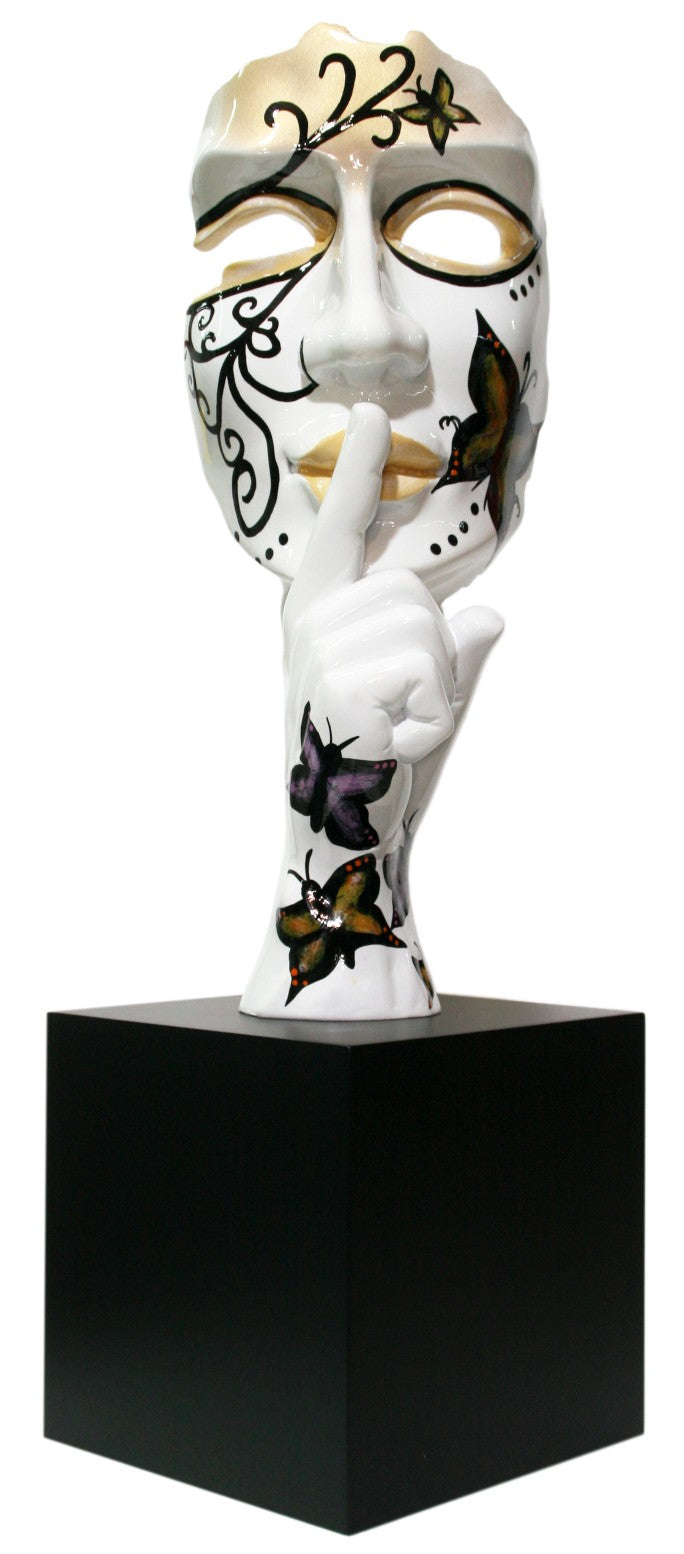 Butterfly Silence sculpture in Nature finish - main product view | KULORI