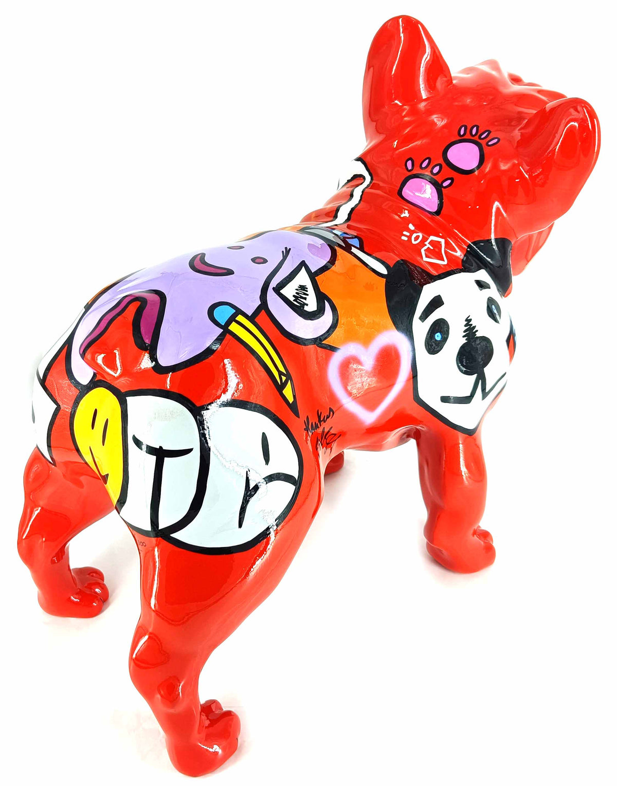 Monkey Grinch French Bulldog sculpture - additional product view | KULORI