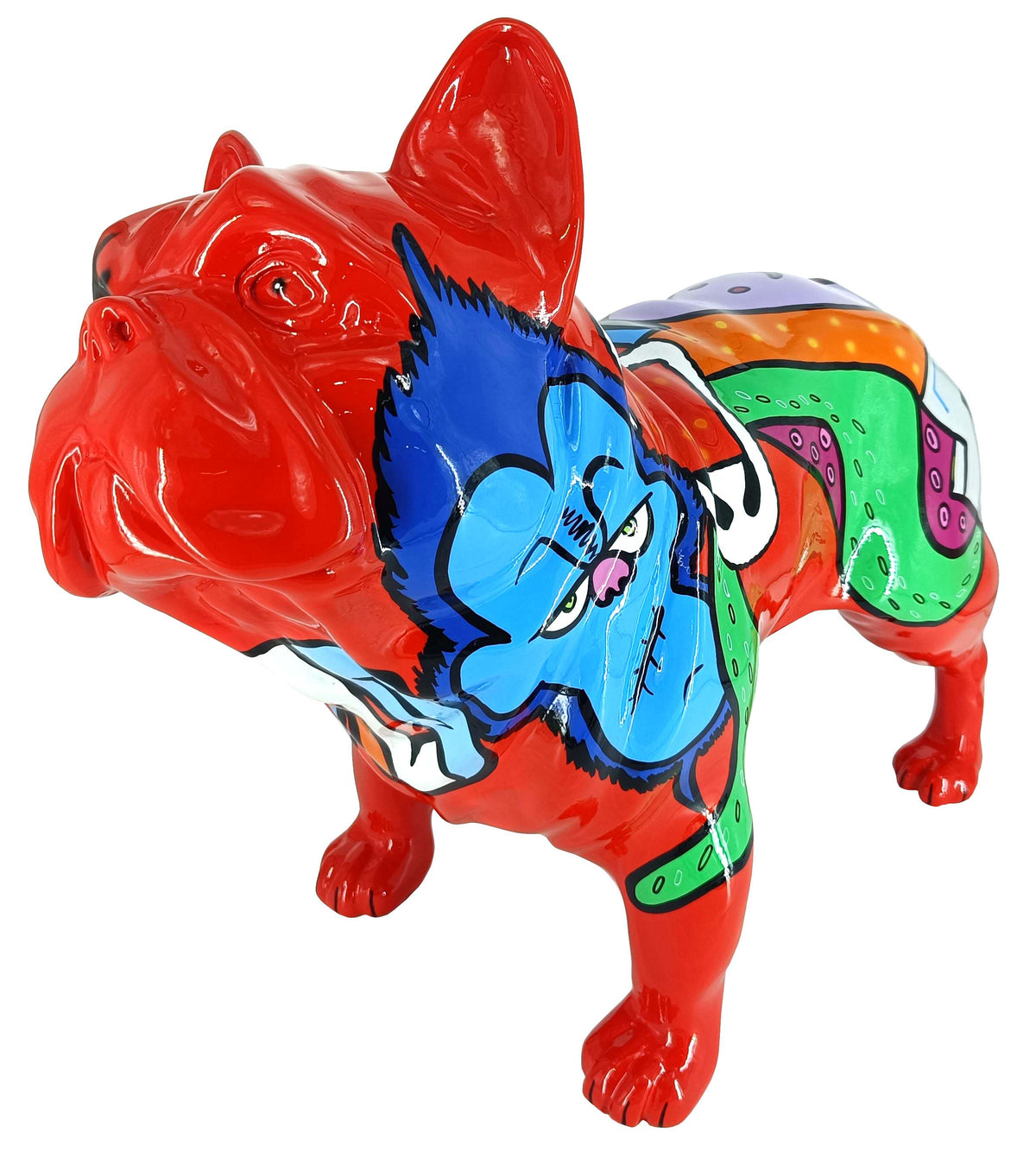 Monkey Grinch French Bulldog sculpture - main product view | KULORI