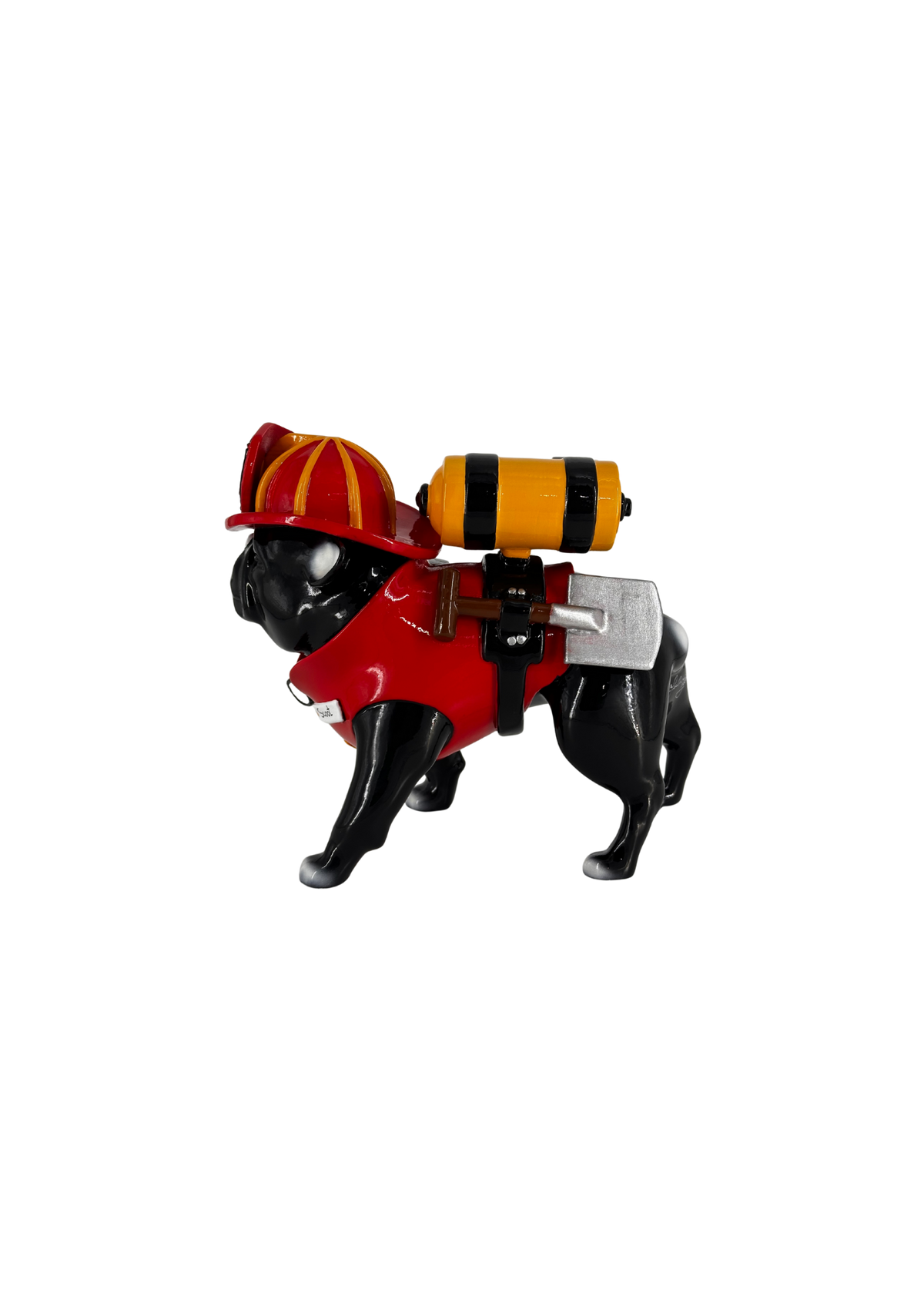 The Fire Dog Bulldog French Bulldog sculpture in Profession finish - additional product view | KULORI