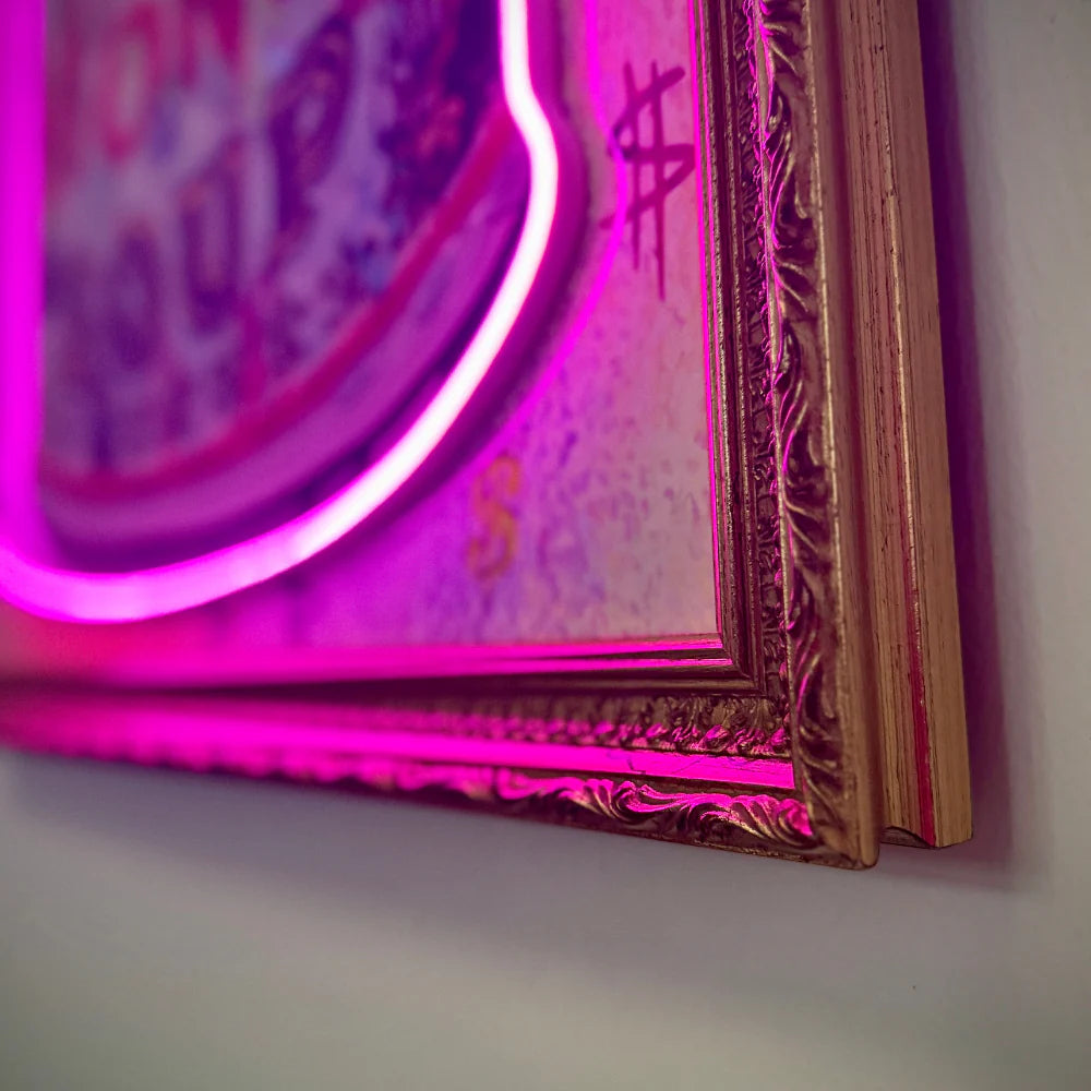 The Soup of Success x Mr Pablo Costa LED wall art - product gallery view | KULORI