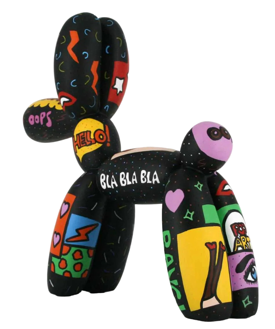 Pat Pop Balloon Dog sculpture in Pop Art finish - additional product view | KULORI