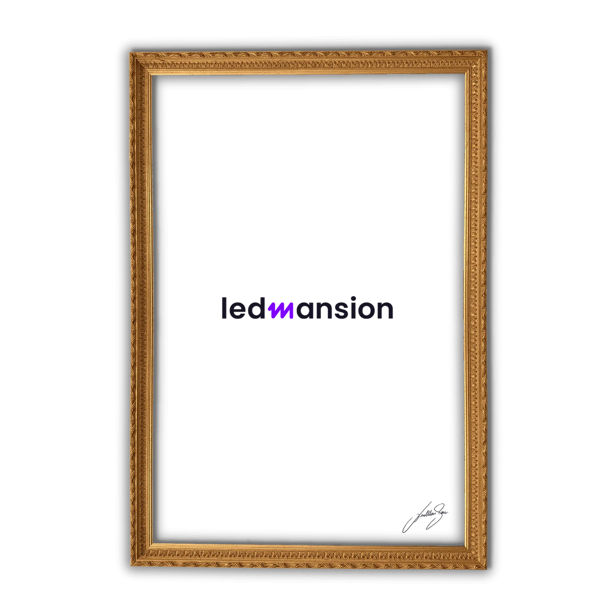 Italian Wood Gold Rococò Frame - main product view | KULORI