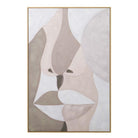 Ash Harmony Face Abstract Canvas - main product view | KULORI