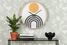 Sunrise Arc Clock decorative wall clock - alternate product view | KULORI