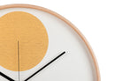 Sunrise Arc Clock decorative wall clock - alternate product angle | KULORI