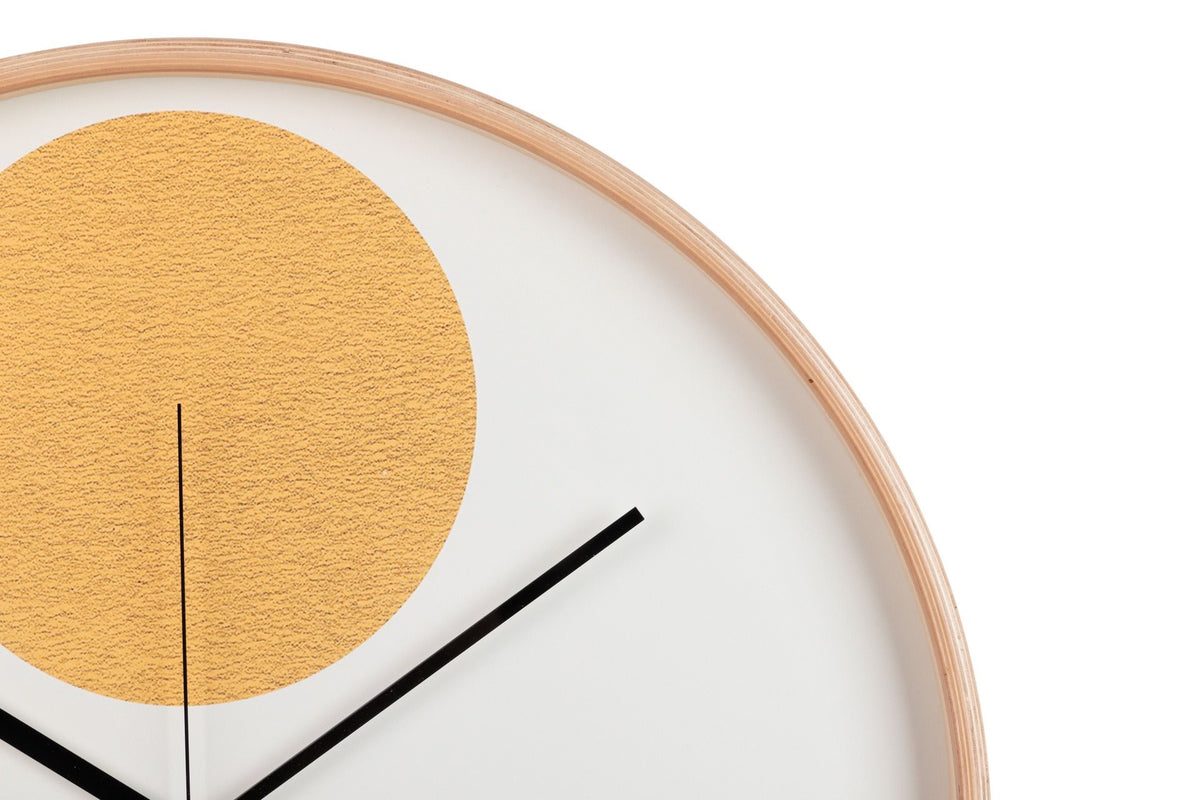 Sunrise Arc Clock decorative wall clock - alternate product angle | KULORI