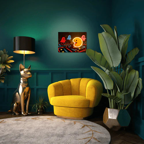 Pixel Arcade V.2. LED wall art in Mini LED Wall Art finish - alternate product view | KULORI