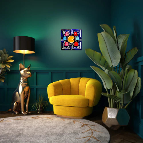 Pixel Arcade V.1. LED wall art in Mini LED Wall Art finish - alternate product view | KULORI