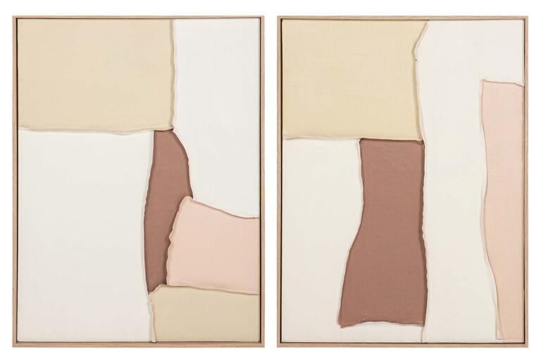 Neutral Patchwork Balance Canvas - main product view | KULORI