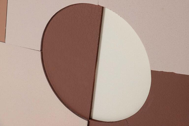 Warm Earth II Abstract Canvas - alternate product angle | KULORI