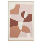 Warm Earth II Abstract Canvas - main product view | KULORI