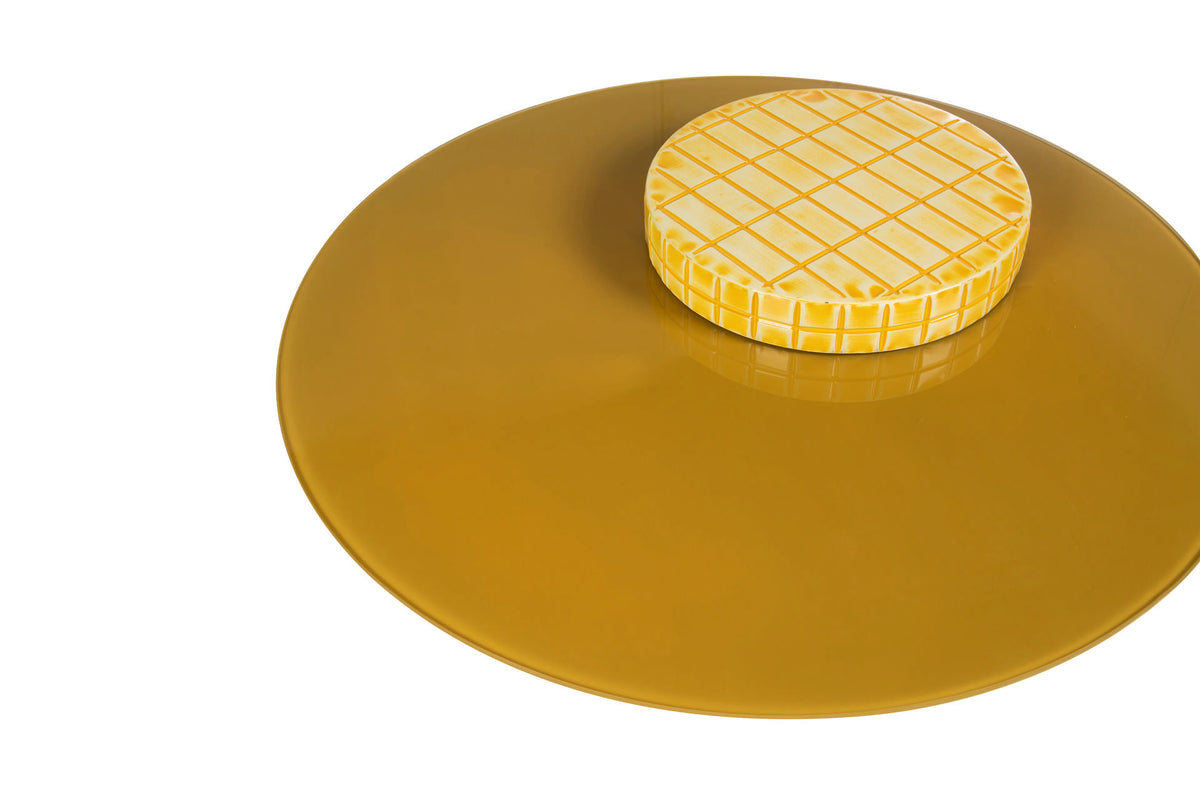 Pixel Tile Yellow Coffee Table - additional product view | KULORI