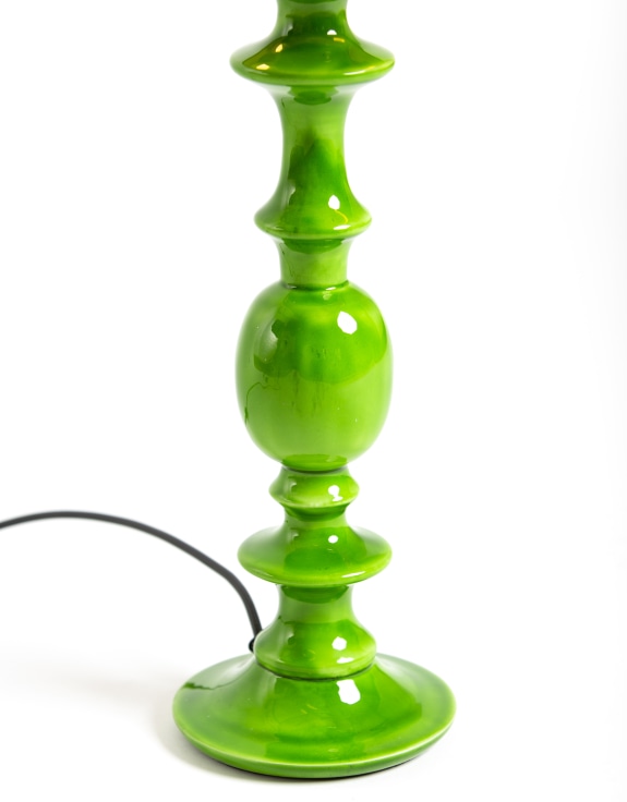 Neon Green Table Lamp - alternate product angle | KULORI