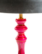 Magenta Fluted Table Lamp - additional product view | KULORI