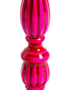 Magenta Fluted Table Lamp - alternate product angle | KULORI