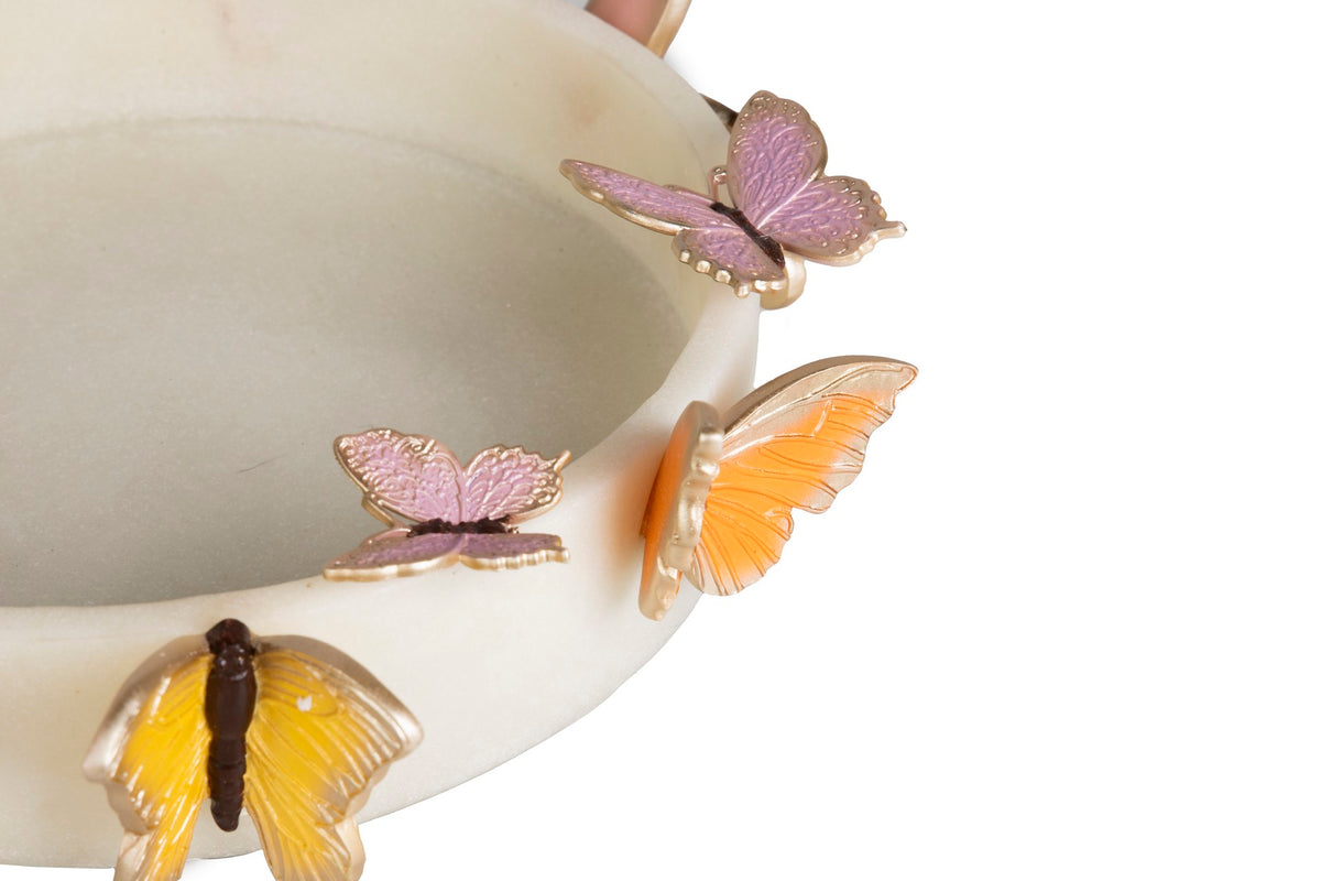 Butterfly Dreams Bowl Decor decorative vase - product gallery view | KULORI