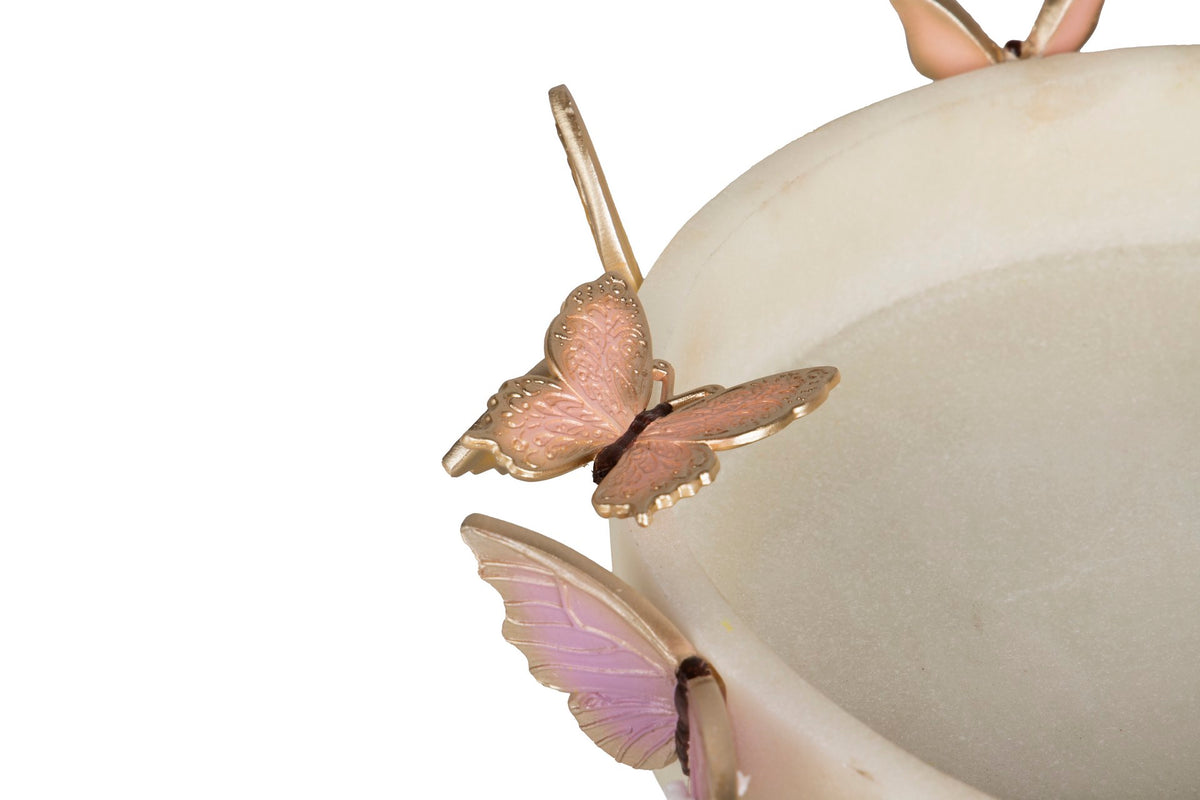 Butterfly Dreams Bowl Decor decorative vase - alternate product angle | KULORI