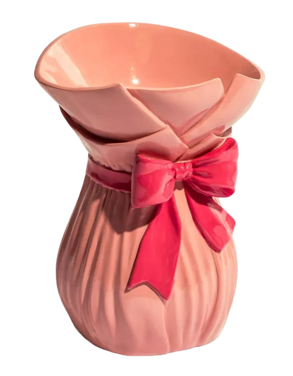 Blush Bow Bouquet Vase - alternate product view | KULORI
