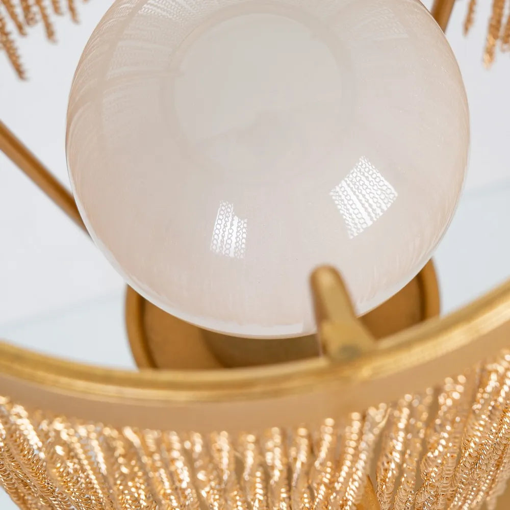 Shimmy Shimmy Gold Table Lamp - product gallery view | KULORI