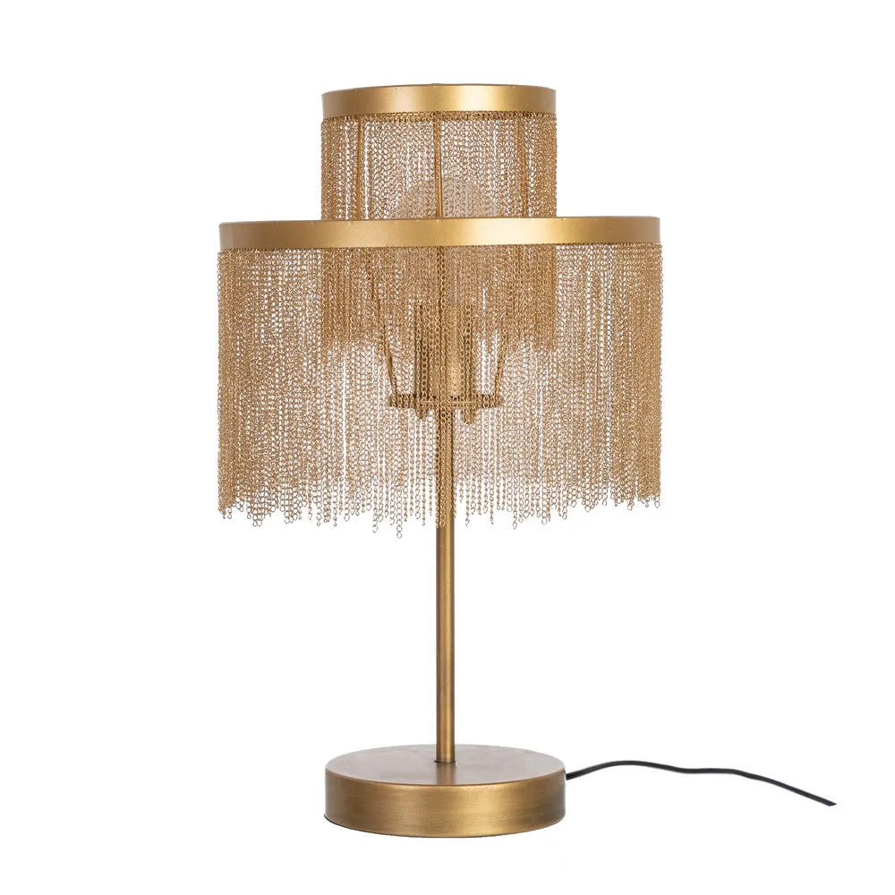 Shimmy Shimmy Gold Table Lamp - main product view | KULORI