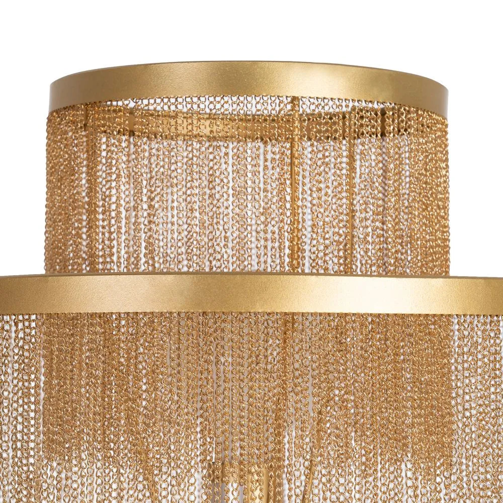 Shimmy Shimmy Gold Floor Lamp - alternate product view | KULORI