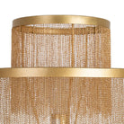 Shimmy Shimmy Gold Floor Lamp - alternate product view | KULORI
