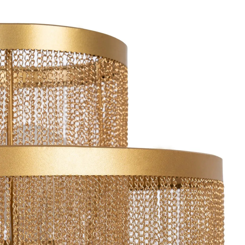 Shimmy Shimmy Gold Floor Lamp - alternate product angle | KULORI