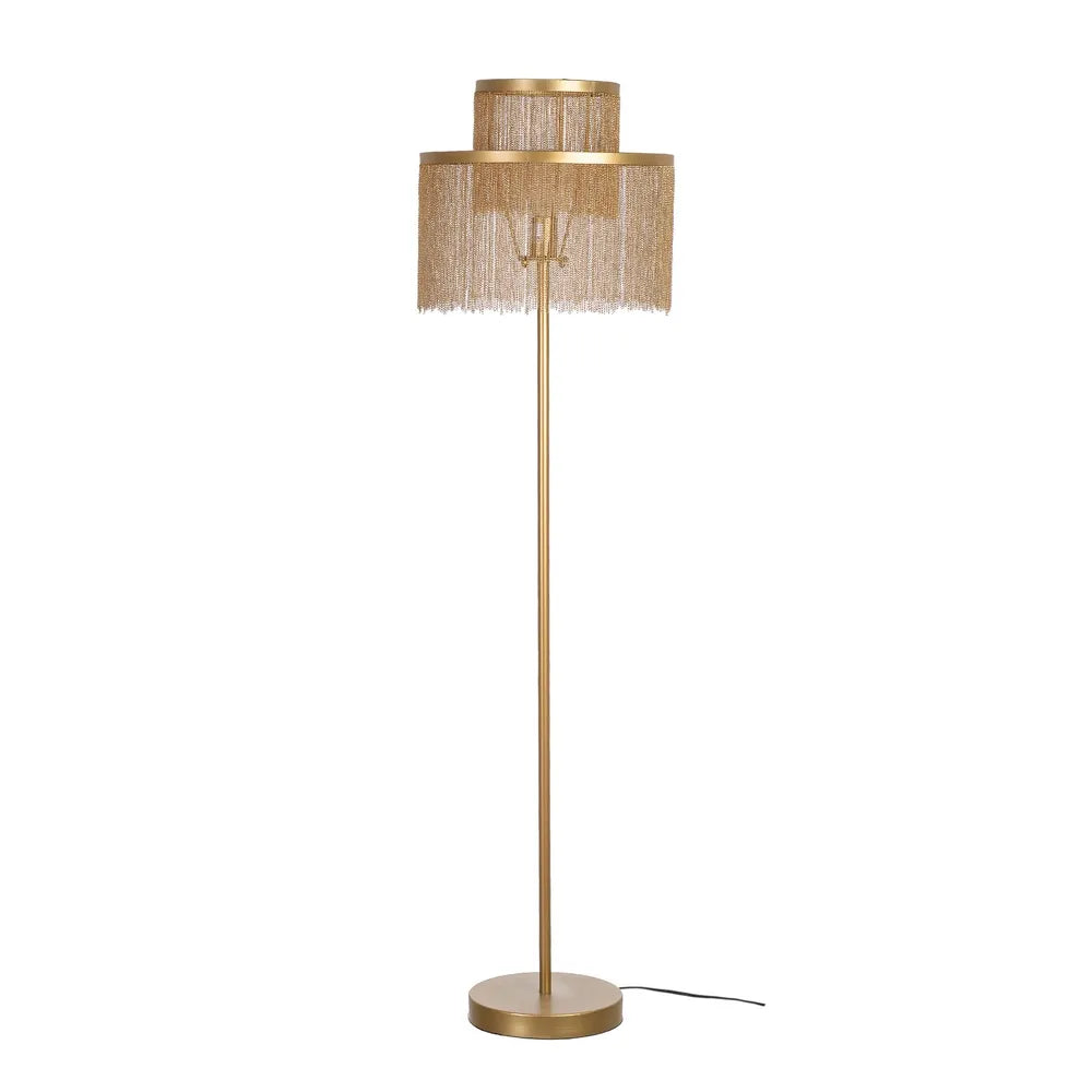 Shimmy Shimmy Gold Floor Lamp - main product view | KULORI