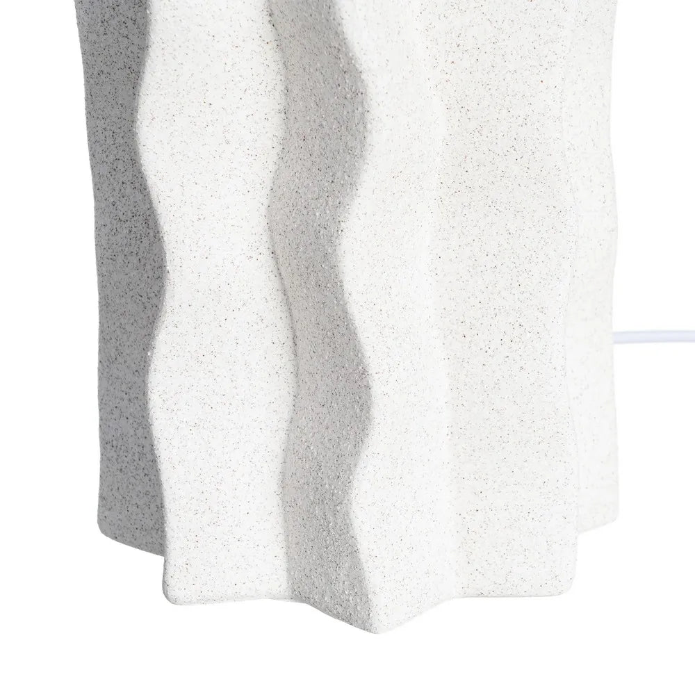 Small Wave-Form Contrast Table Lamp - alternate product angle | KULORI