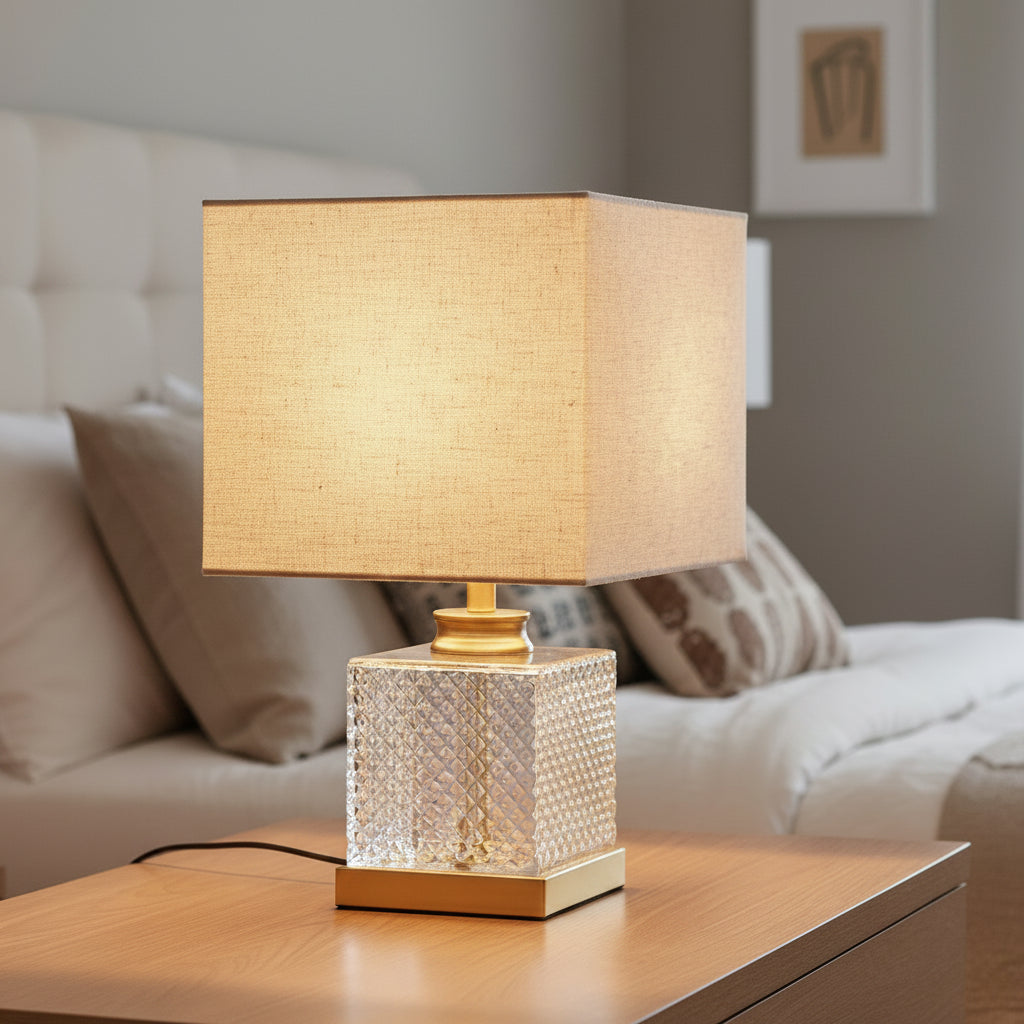Ice Cube Crystal Table Lamp - alternate product view | KULORI