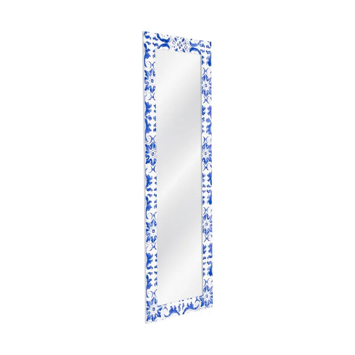 Santorini Vibes Standing Mirror decorative wall mirror - product gallery view | KULORI