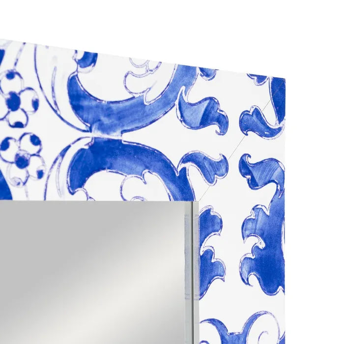 Santorini Vibes Standing Mirror decorative wall mirror - alternate product angle | KULORI