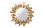 Verona Gold Metal Mirror decorative wall mirror - main product view | KULORI