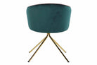 Sora Green & Beige Velvet Chair - additional product view 8 | KULORI