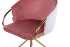 Luna Beige & Rose Velvet Chair - additional product view | KULORI