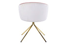 Luna Beige & Rose Velvet Chair - additional product view 7 | KULORI